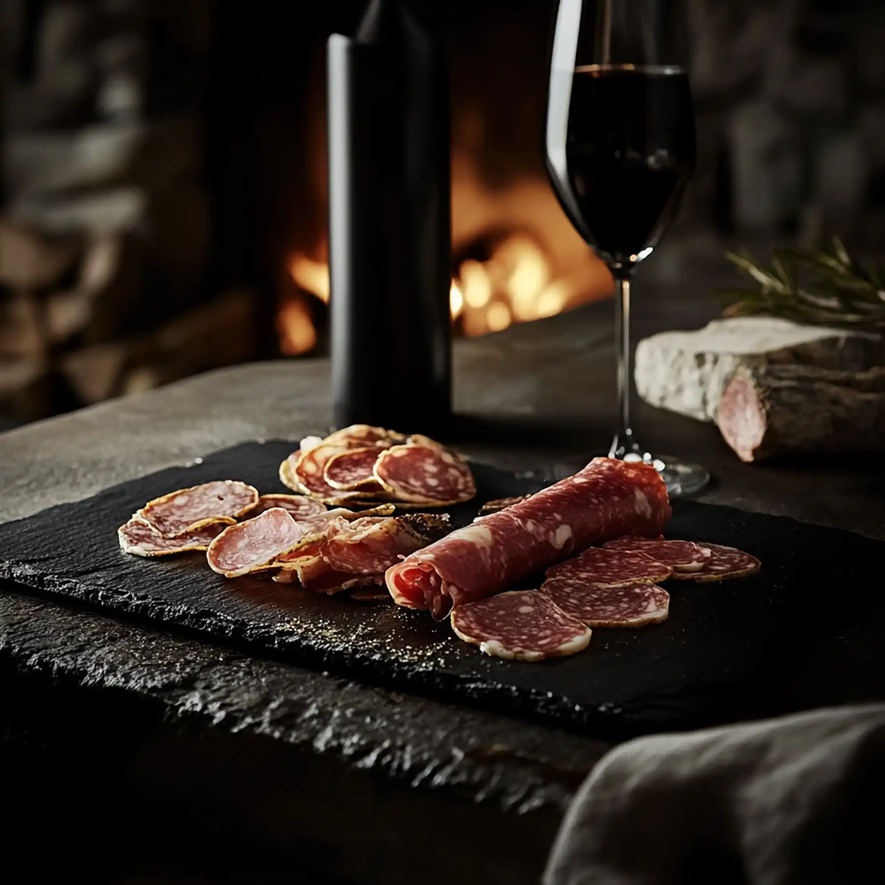 Charcuterie maison chez Éric Mialhe traiteur à Langogne.