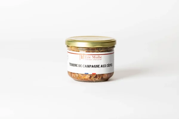 Terrine de campagne aux cèpes