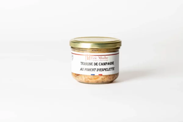 Terrine de campagne aux piment d’Espelette