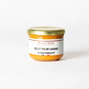 Rillettes de canard au piment d'Espelette