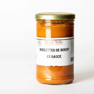 Boulettes de bœuf en sauce