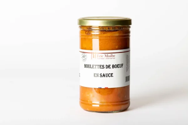 Boulettes de bœuf en sauce
