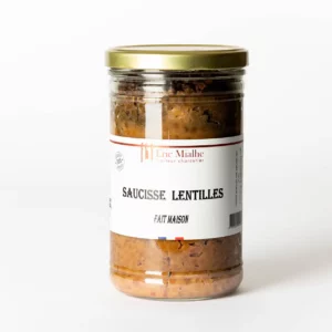 Saucisse lentille