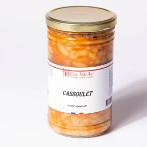 Cassoulet par Eric Mialhe, boucherie à Langogne, Lozère.