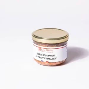 Terrine campagne Espelette par Eric Mialhe, boucherie à Langogne, Lozère.