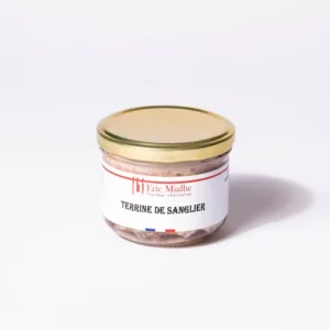 Terrine de sanglier par Eric Mialhe, boucherie à Langogne, Lozère.